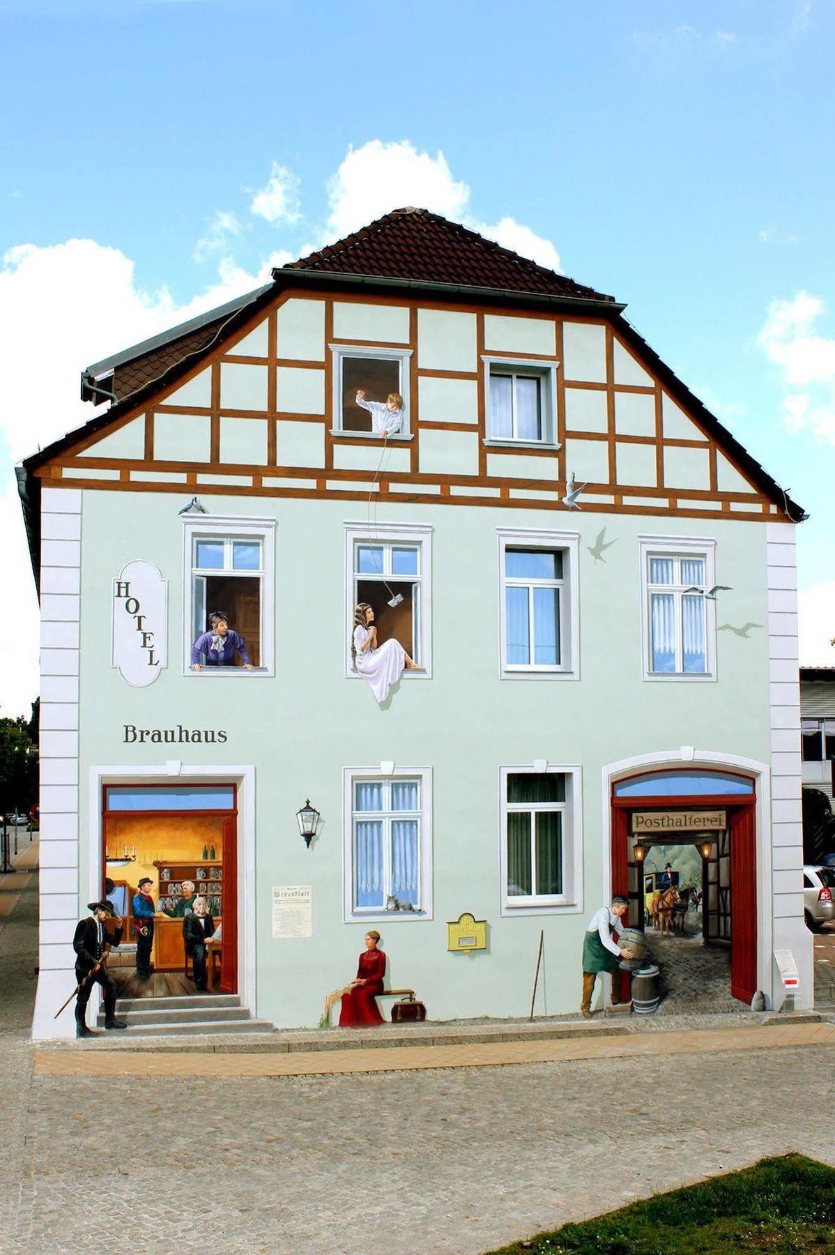 Hotel Am Brauhaus ヴァーレン エクステリア 写真